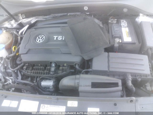 1VWAT7A38EC029102 - 2014 VOLKSWAGEN PASSAT S SILVER photo 10