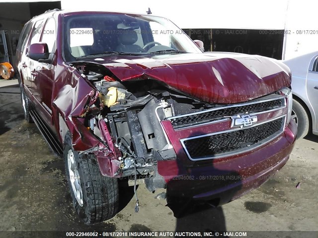 1GNUKJE32AR128605 - 2010 CHEVROLET SUBURBAN K1500 LT MAROON photo 6