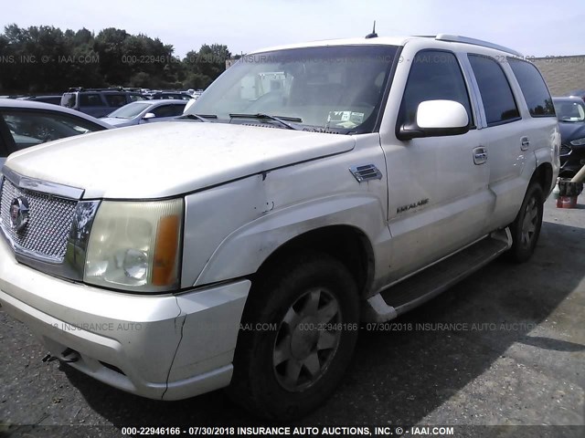 1GYEK63N13R224771 - 2003 CADILLAC ESCALADE LUXURY Weiß Foto 2