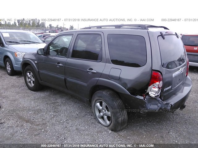 4F2CZ96115KM25195 - 2005 MAZDA TRIBUTE S GRAY photo 3