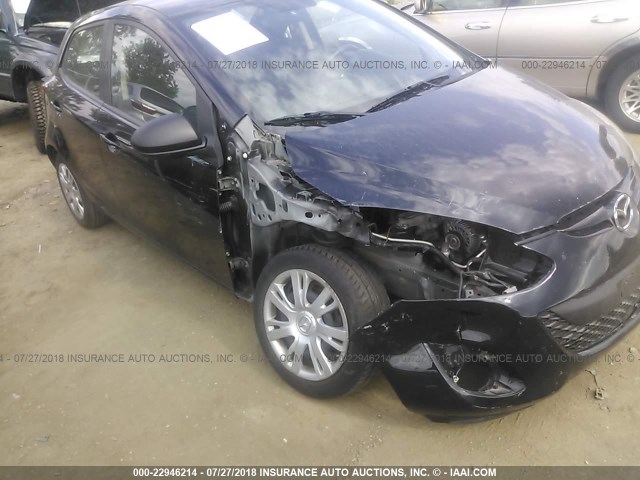 JM1DE1KZXE0183564 - 2014 MAZDA MAZDA2 SPORT BLACK photo 6