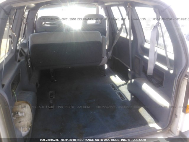 1FMCA11U7TZC07563 - 1996 FORD AEROSTAR WHITE photo 8