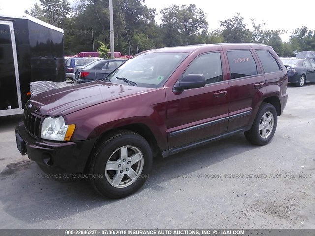 1J8GR48K37C674906 - 2007 JEEP GRAND CHEROKEE LAREDO/COLUMBIA/FREEDOM 红色 照片 2