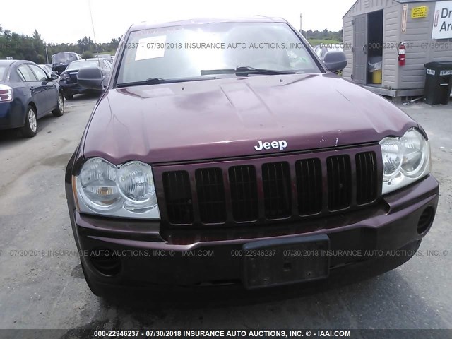 1J8GR48K37C674906 - 2007 JEEP GRAND CHEROKEE LAREDO/COLUMBIA/FREEDOM 红色 照片 6