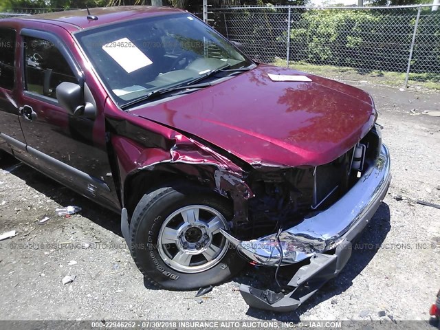 1GCCS399088199607 - 2008 CHEVROLET COLORADO LT RED photo 6