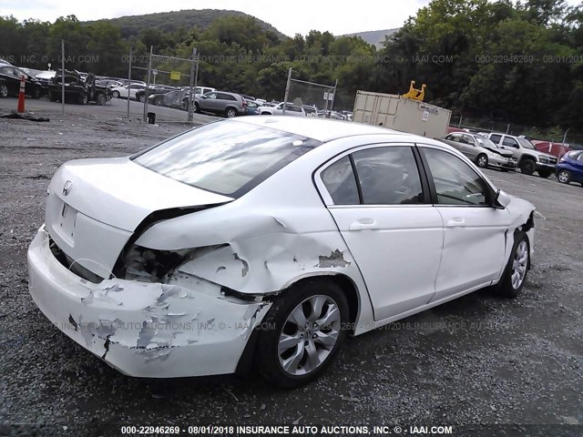 1HGCP26878A059605 - 2008 HONDA ACCORD EXL WHITE photo 6