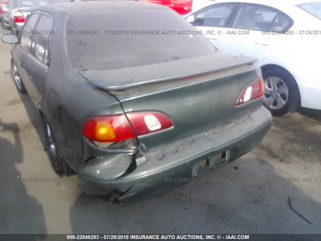 1NXBR12E3YZ409512 - 2000 TOYOTA COROLLA VE/CE/LE 绿色 照片 6