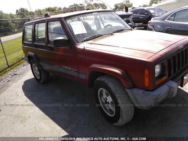 1J4FF68SXXL573718 - 1999 JEEP CHEROKEE SPORT/CLASSIC ORANGE photo 1