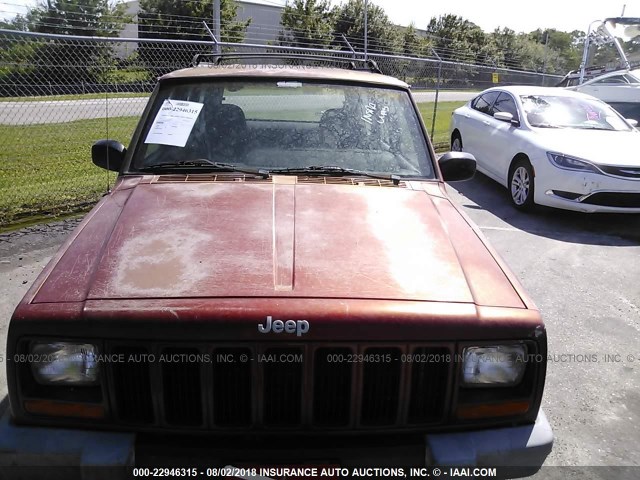 1J4FF68SXXL573718 - 1999 JEEP CHEROKEE SPORT/CLASSIC ნარინჯისფერი ფოტო 6