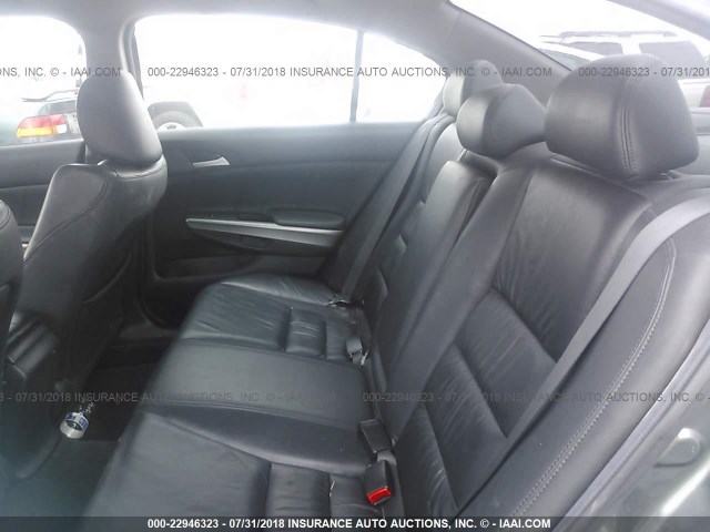 1HGCP26878A028693 - 2008 HONDA ACCORD EXL GRAY photo 8