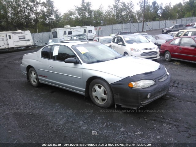 2G1WX12K1Y9310470 - 2000 CHEVROLET MONTE CARLO SS SILVER photo 1