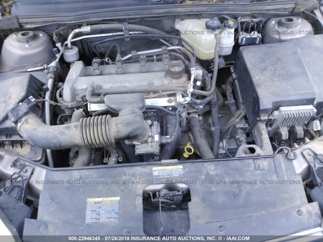 1G1ZS58F27F264506 - 2007 CHEVROLET MALIBU LS თაფლისფერი ფოტო 10