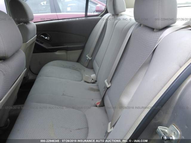 1G1ZS58F27F264506 - 2007 CHEVROLET MALIBU LS თაფლისფერი ფოტო 8