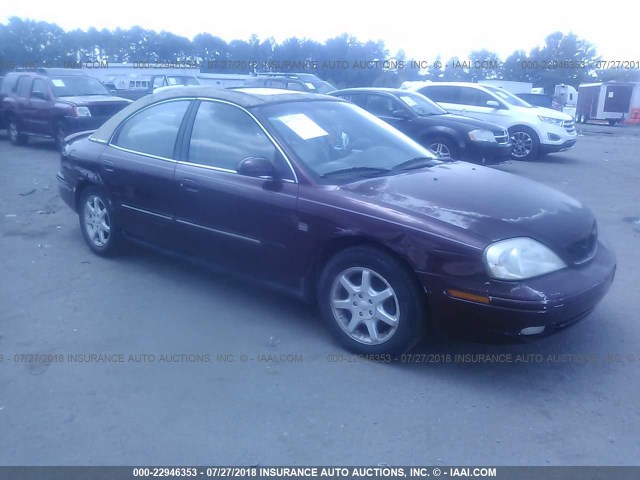 1MEHM55S61G631731 - 2001 MERCURY SABLE LS PREMIUM BURGUNDY photo 1