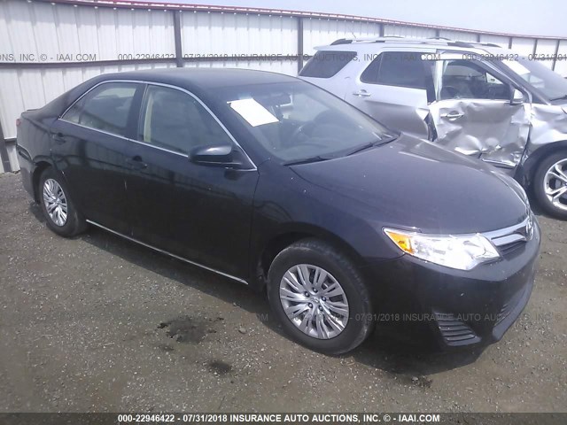 4T4BF1FK7ER428672 - 2014 TOYOTA CAMRY L/SE/LE/XLE BLACK photo 1