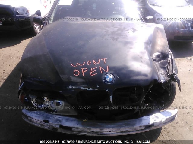 WBADN63481GM73526 - 2001 BMW 540 I AUTOMATIC BLACK photo 10