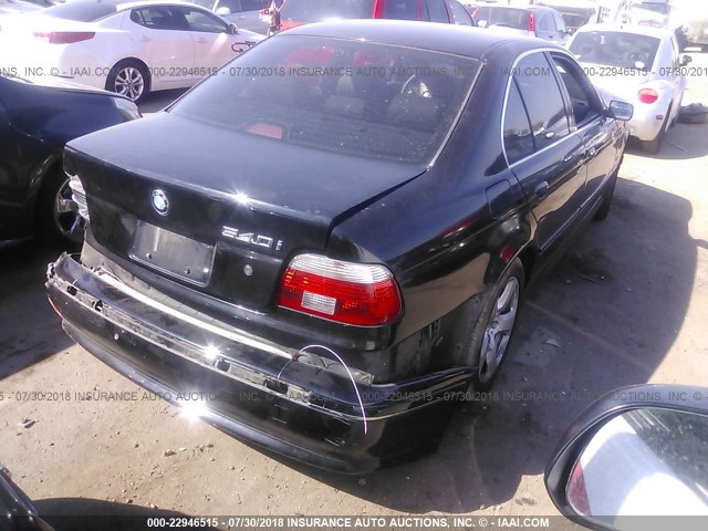 WBADN63481GM73526 - 2001 BMW 540 I AUTOMATIC BLACK photo 4