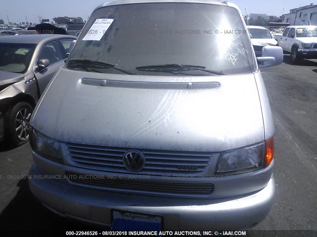 WV2MB47022H003089 - 2002 VOLKSWAGEN EUROVAN MV SILVER photo 6