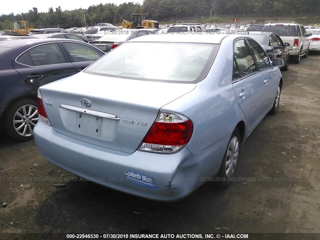4T1BE32K86U727409 - 2006 TOYOTA CAMRY LE/XLE/SE Açıq mavi foto 4