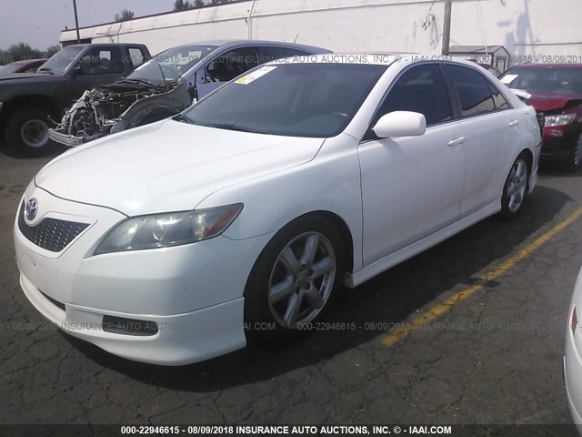 4T1BK46K87U559670 - 2007 TOYOTA CAMRY NEW GENERAT LE/XLE/SE WHITE photo 2