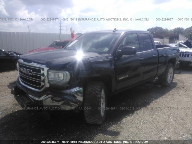 1GTV2MEC8GZ116210 - 2016 GMC SIERRA K1500 SLE BLACK photo 2