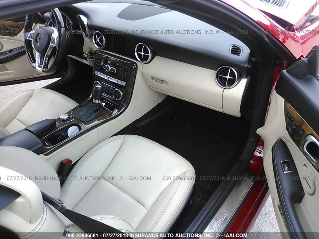 WDDPK5HA4EF082960 - 2014 MERCEDES-BENZ SLK 350 RED photo 5