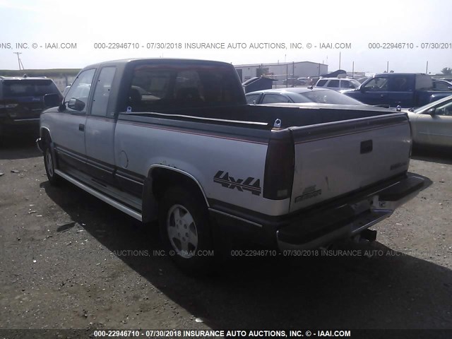 2GTEK19KXN1560159 - 1992 GMC SIERRA K1500 GRAY photo 3