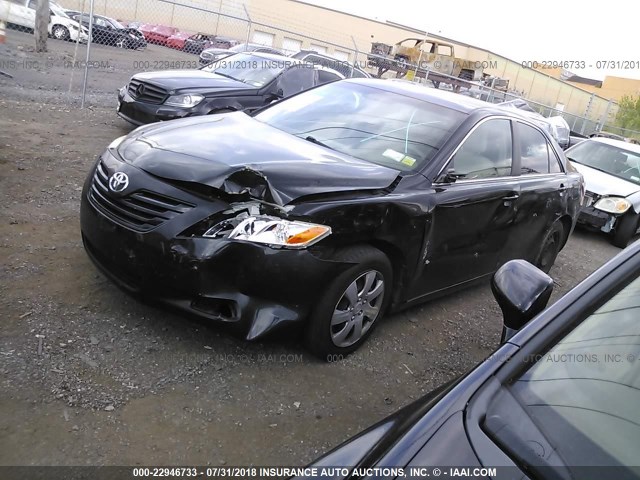 4T1BE46K27U692626 - 2007 TOYOTA CAMRY NEW GENERAT CE/LE/XLE/SE BLACK photo 2