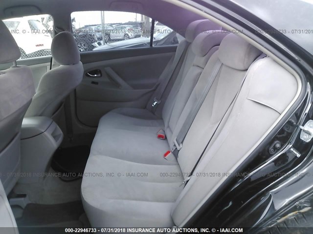 4T1BE46K27U692626 - 2007 TOYOTA CAMRY NEW GENERAT CE/LE/XLE/SE BLACK photo 8