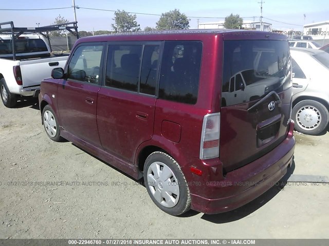 JTLKT324664112812 - 2006 TOYOTA SCION XB Rot Foto 3