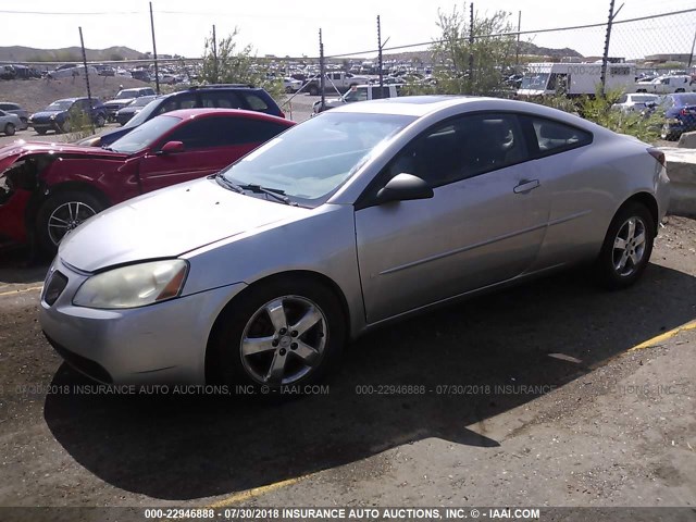 1G2ZH158X64240649 - 2006 PONTIAC G6 GT SILVER photo 2