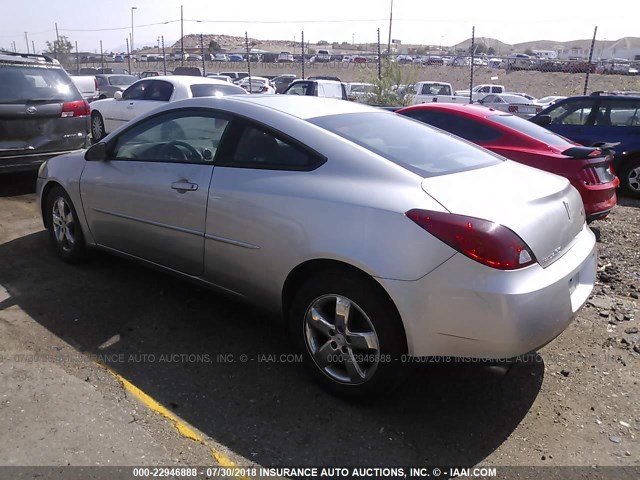 1G2ZH158X64240649 - 2006 PONTIAC G6 GT SILVER photo 3