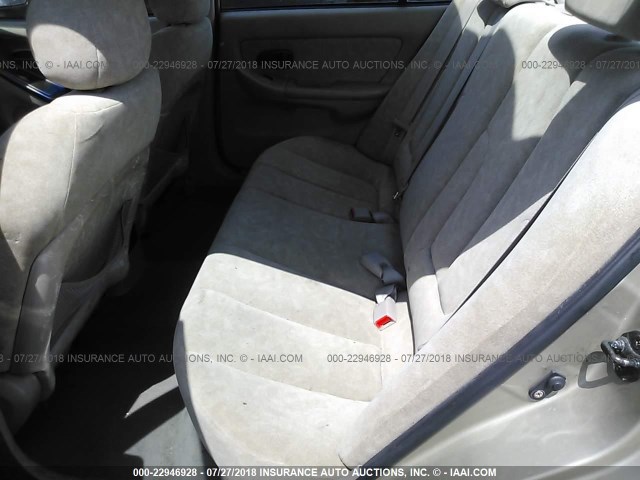 KMHDN45D53U580294 - 2003 HYUNDAI ELANTRA GLS/GT GOLD photo 8