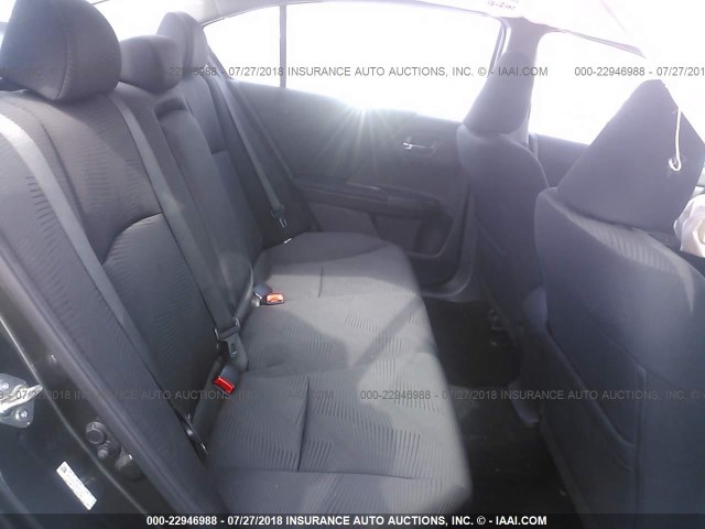 1HGCR2F3XEA275717 - 2014 HONDA ACCORD LX GRAY photo 8