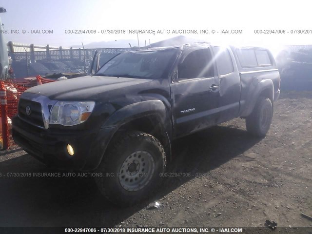 5TEUX42N07Z399032 - 2007 TOYOTA TACOMA ACCESS CAB Սև լուսանկար 2