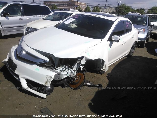 19UDE2F88GA003133 - 2016 ACURA ILX PREMIUM STYLE/TECH STYLE WHITE photo 2
