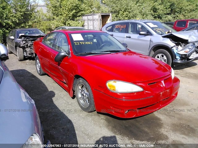 1G2NW52E63C215092 - 2003 PONTIAC GRAND AM GT RED photo 1