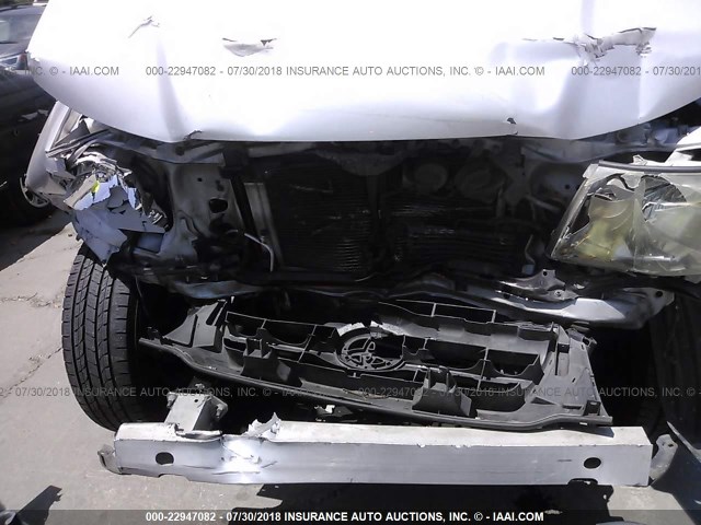 3TMLU42N09M031602 - 2009 TOYOTA TACOMA DOUBLE CAB SILVER photo 6