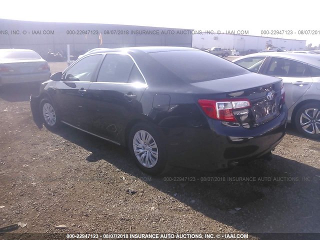 4T1BD1FK3CU005990 - 2012 TOYOTA CAMRY HYBRID/LE/XLE 黑色 照片 3