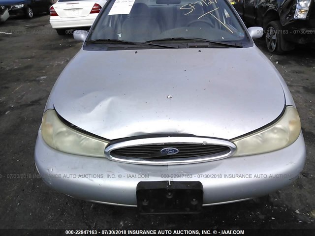 1FAFP66LXWK273377 - 1998 FORD CONTOUR LX/SPORT/SE SILVER photo 6