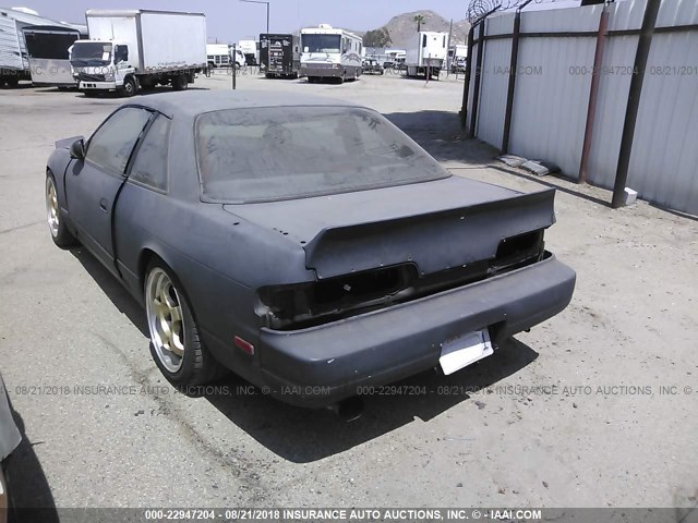 JN1MS34P6PW306375 - 1993 NISSAN 240SX SE BLACK photo 3