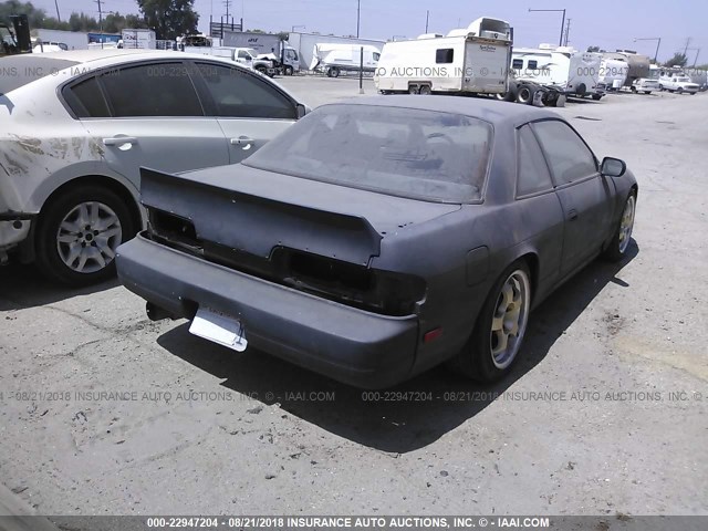 JN1MS34P6PW306375 - 1993 NISSAN 240SX SE BLACK photo 4