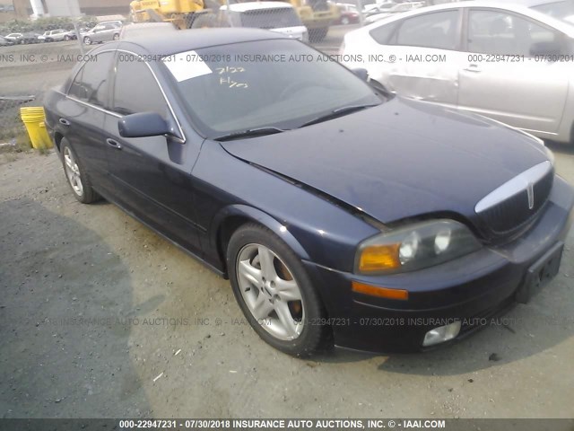 1LNHM86S02Y660215 - 2002 LINCOLN LS 蓝色 照片 1
