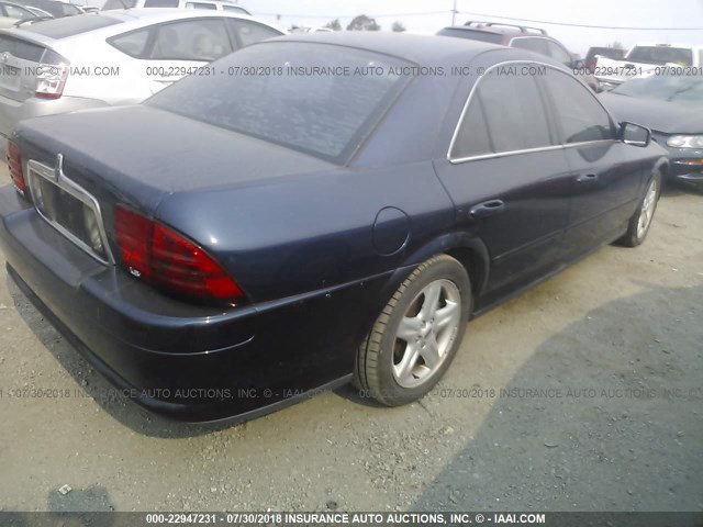 1LNHM86S02Y660215 - 2002 LINCOLN LS 蓝色 照片 4