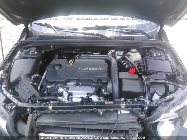 1G1ZC5ST9GF275000 - 2016 CHEVROLET MALIBU LS შავი ფოტო 10