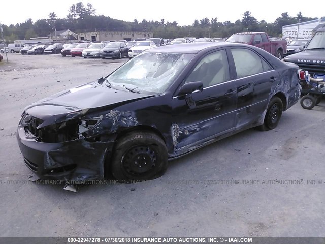 4T1BE30K03U227405 - 2003 TOYOTA CAMRY LE/XLE/SE BLACK photo 2