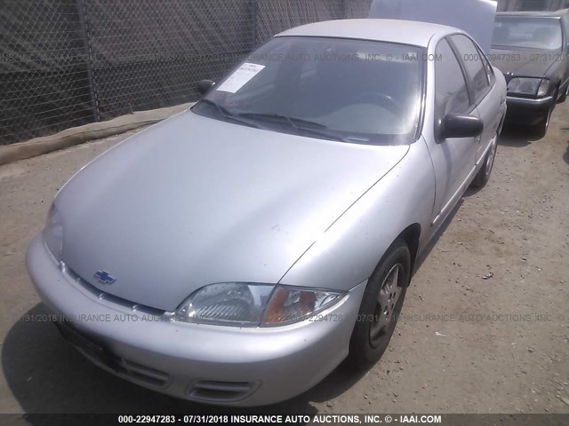 1G1JC524517154469 - 2001 CHEVROLET CAVALIER CNG SILVER photo 2