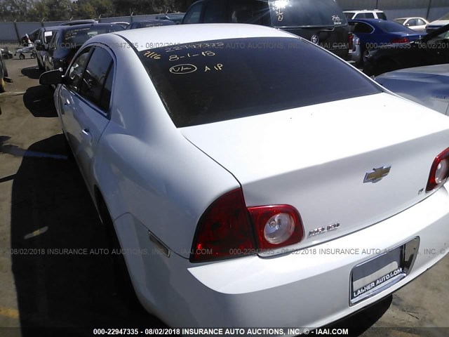 1G1ZH57B39F163670 - 2009 CHEVROLET MALIBU 1LT WHITE photo 3