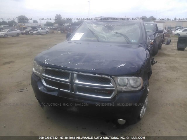 1C4SDJDT9DC689824 - 2013 DODGE DURANGO CREW BLACK photo 6