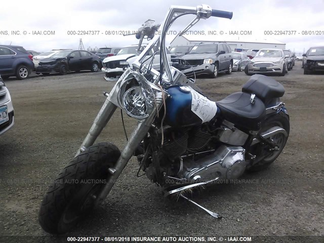 1HD1BXB186Y034810 - 2006 HARLEY-DAVIDSON FLSTFI BLUE photo 2